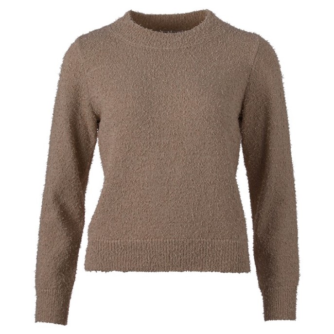 Enjoy trui 424490 spaghetti garen Taupe